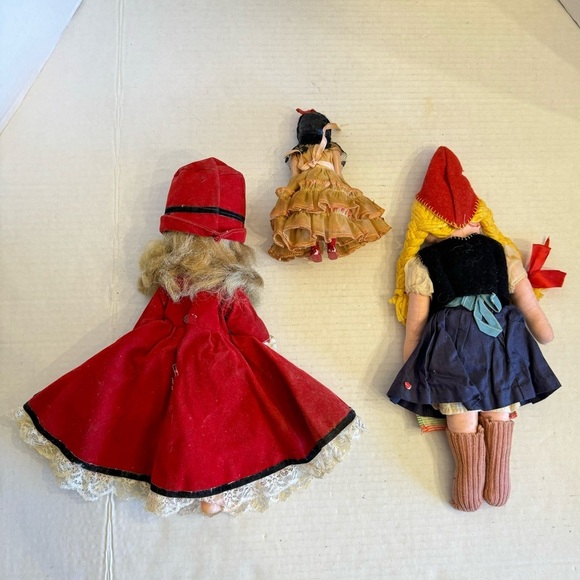 Vintage Lot of 3 Collectible Dolls 6-14" Lot Of 3 Dressed Dolls - Picture 2 of 15